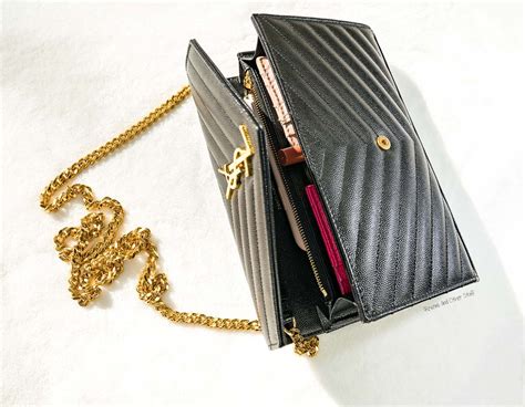 ysl woc mystic rose|YSL Saint Laurent Monogramed Wallet on Chain Review.